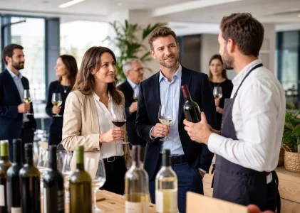 Cave à vin éphémère : installer une animation dégustation directement dans vos locaux